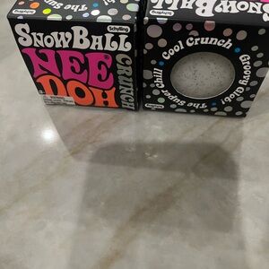 SnowBall NeeDoh Crunch Stress Ball - Multicolor Polka Dot Box $30 each